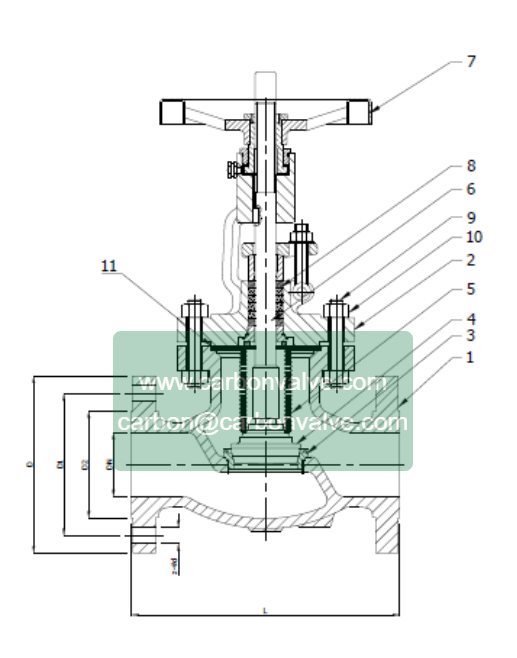 bellow sealed globe valves drawing bellow sealed globe valves drawing