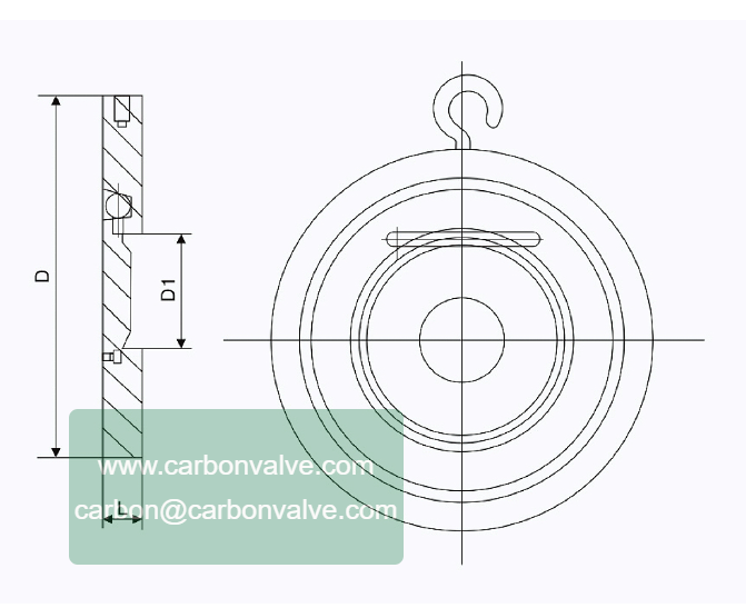 drawing H74 check valve